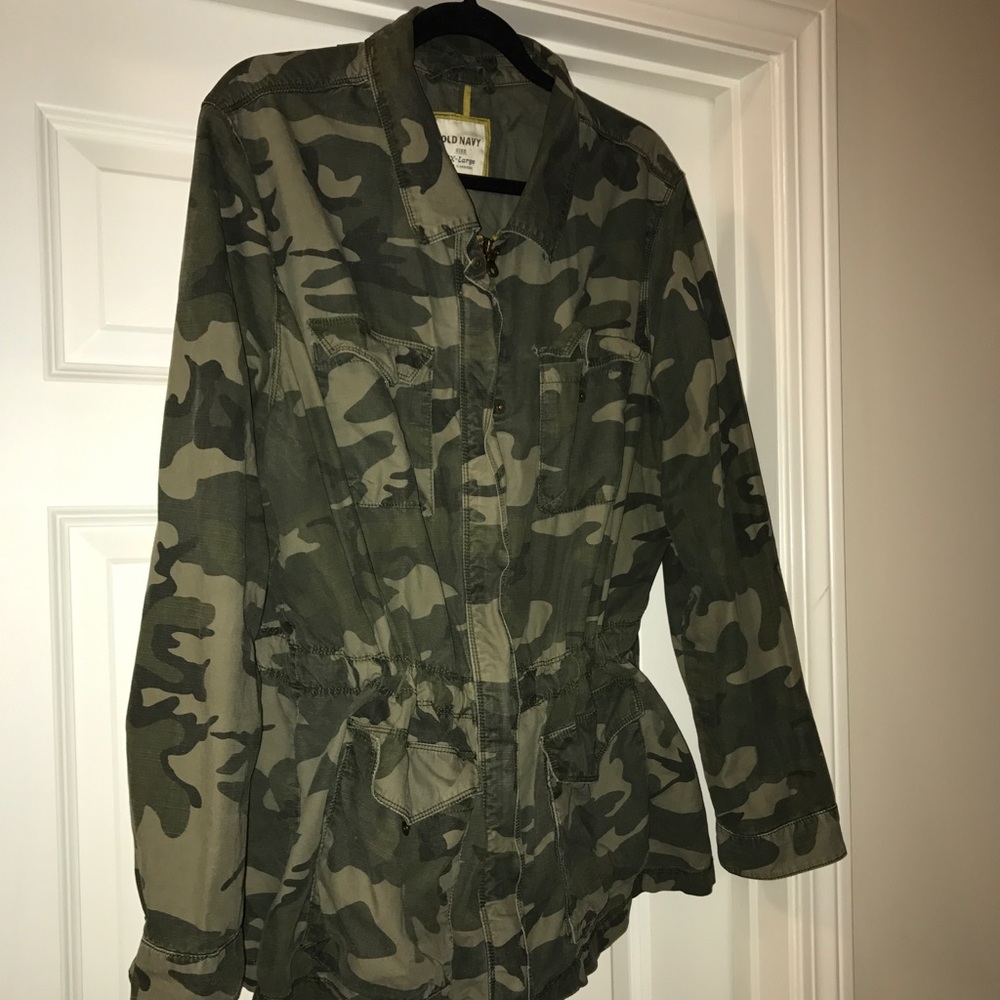 Camo jacket old navy xxl